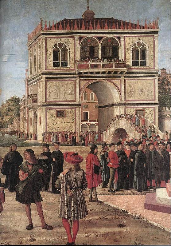 The Ambassadors Return to the English Court (detail) fdg, CARPACCIO, Vittore